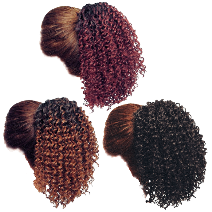 8 inch Kinky Curly Ponytail Hair Extensions