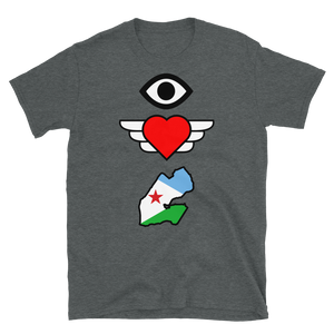 "I Love Djibouti" Short-Sleeve Unisex T-Shirt