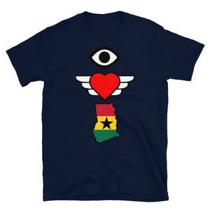 "I Love Ghana" Short-Sleeve Unisex T-Shirt