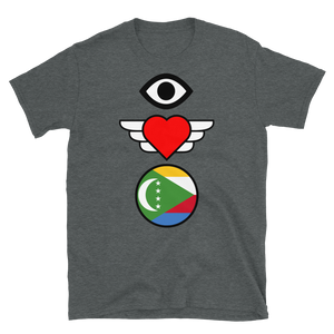 "I Love The Comoros" Short-Sleeve Unisex T-Shirt