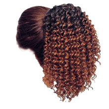 Load image into Gallery viewer, 8 inch Kinky Curly Ponytail Hair Extensions