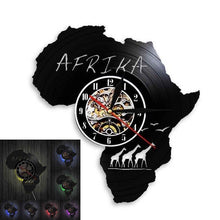 Load image into Gallery viewer, Africa Continent Map Wall Clock