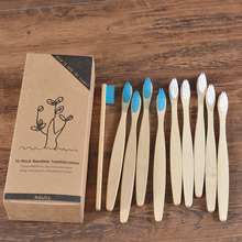 Load image into Gallery viewer, Colorful Eco Bamboo Toothbrush Set