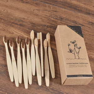 Colorful Eco Bamboo Toothbrush Set