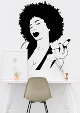 Load image into Gallery viewer, You Like Lipstick African Wall Art Decor Vinyl Sticker