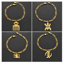 Load image into Gallery viewer, Assorted Gye Nyame Adinkra Pendant Bracelets and Anklets