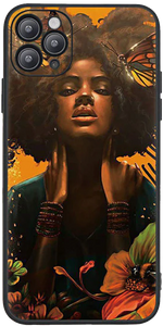 "Blossoming" Melanin Poppin iPhone Smartphone Case