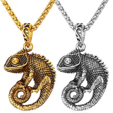Load image into Gallery viewer, Chameleon Pendant Necklaces