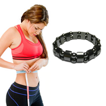 Load image into Gallery viewer, Black Stone Therapeutic Magnetic Bracelet