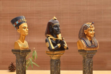 Load image into Gallery viewer, Ancient Egyptian Decorative Bust Sculpture Ornaments