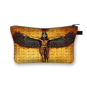 Ancient Egyptian Cosmetic Makeup Carrier Bag and Pencil Case