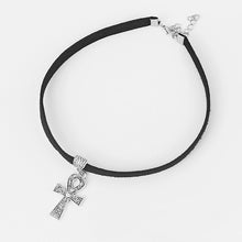 Load image into Gallery viewer, Ankh Necklace Choker