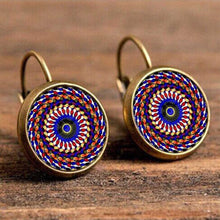 Load image into Gallery viewer, Intricate Detailed African Drop Earrings