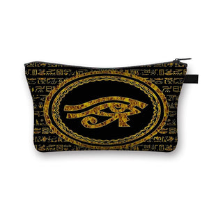 Ancient Egyptian Cosmetic Makeup Carrier Bag and Pencil Case