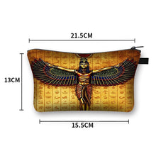 Load image into Gallery viewer, Ancient Egyptian Cosmetic Makeup Carrier Bag and Pencil Case