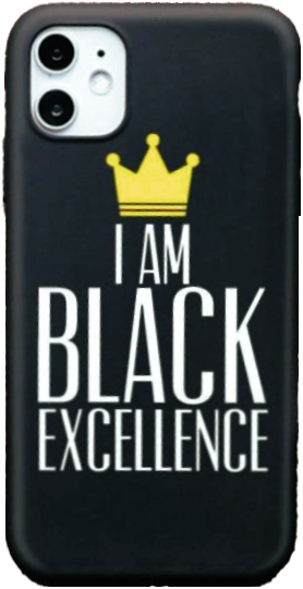 I am Black Excellence Melanin Poppin iPhone Smartphone Case