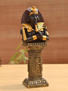 Ancient Egyptian Decorative Bust Sculpture Ornaments