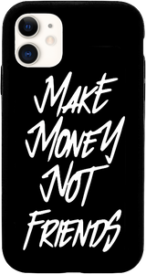 "Make Money Not Friends" Black Melanin Poppin iPhone Smartphone Case