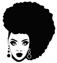 Load image into Gallery viewer, Cyber Afro African Wall Art Decor Large Vinyl Sticker
