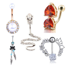 Load image into Gallery viewer, Navel Piercing Body Jewellery