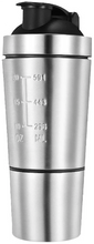 Load image into Gallery viewer, 750ML/26oz Stainless Steel Protein Shaker with Detachable Storage