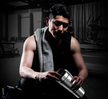 Load image into Gallery viewer, 750ML/26oz Stainless Steel Protein Shaker with Detachable Storage