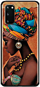 "Princess in Traditional Headdress" Melanin Poppin Samsung Smartphone Case