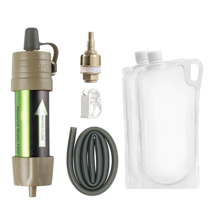 Portable Emergency Water Filtration Kit Bag