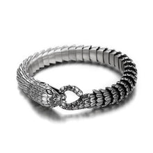 Load image into Gallery viewer, Stainless Steel Snake Charm Bracelet