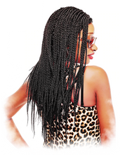 Load image into Gallery viewer, Black Senegalese 12inch 18inch Ombre Crochet Twist Braids