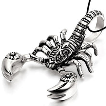 Load image into Gallery viewer, Gold and Silver Scorpion Pendant Necklace
