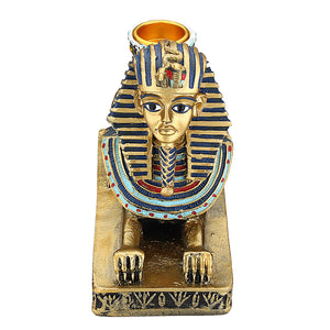 Classic Egyptian Deity Figurine Candle Holders