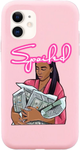 "Spoiled" Pink Melanin Poppin iPhone Smartphone Case