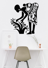 Load image into Gallery viewer, Mother and Child at Work Wall Art Decor Large Vinyl Sticker