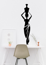 Load image into Gallery viewer, Woman Carrying Water Vase Wall Art Decor Large Vinyl Sticker