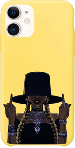 "In the Middle" Yellow Melanin Poppin iPhone Smartphone Case