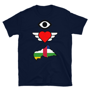 "I Love The Central African Republic" Short-Sleeve Unisex T-Shirt