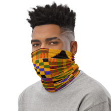 Load image into Gallery viewer, &quot;Ghana Kente&quot; African Print Pattern Snood Neck Gaiter