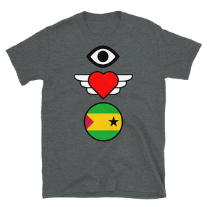 "I Love Sao Tome and Principe" Short-Sleeve Unisex T-Shirt