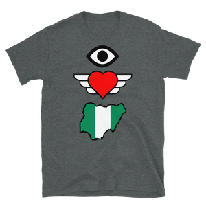 "I Love Nigeria" Short-Sleeve Unisex T-Shirt
