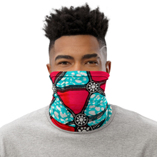 Load image into Gallery viewer, &quot;The Tekur&quot; African Print Pattern Snood Neck Gaiter