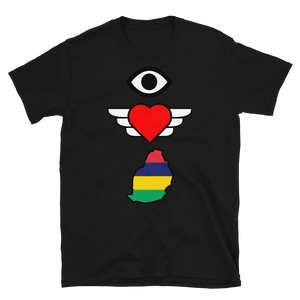 "I Love Mauritius" Short-Sleeve Unisex T-Shirt