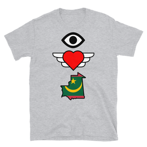 "I Love Mauritania" Short-Sleeve Unisex T-Shirt