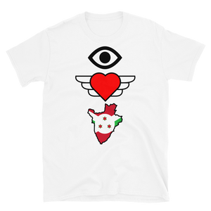 "I Love Burundi" Short-Sleeve Unisex T-Shirt