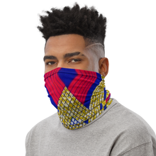 Load image into Gallery viewer, &quot;The Bura&quot; African Print Pattern Snood Neck Gaiter