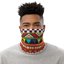 Load image into Gallery viewer, &quot;The Dagbon&quot; African Print Pattern Snood Neck Gaiter