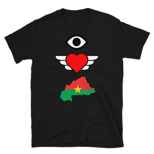 "I Love Burkina Faso" Short-Sleeve Unisex T-Shirt