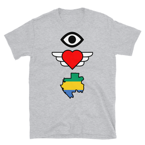 "I Love Gabon" Short-Sleeve Unisex T-Shirt