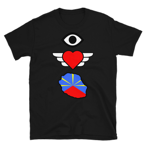 "I Love Reunion Island" Short-Sleeve Unisex T-Shirt