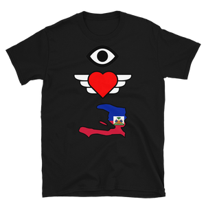 "I Love Haiti" Short-Sleeve Unisex T-Shirt